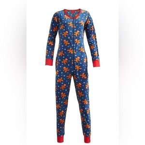 Jammies by Hip Style Gingerbread Holiday Christmas Onesie Pajamas‎ L